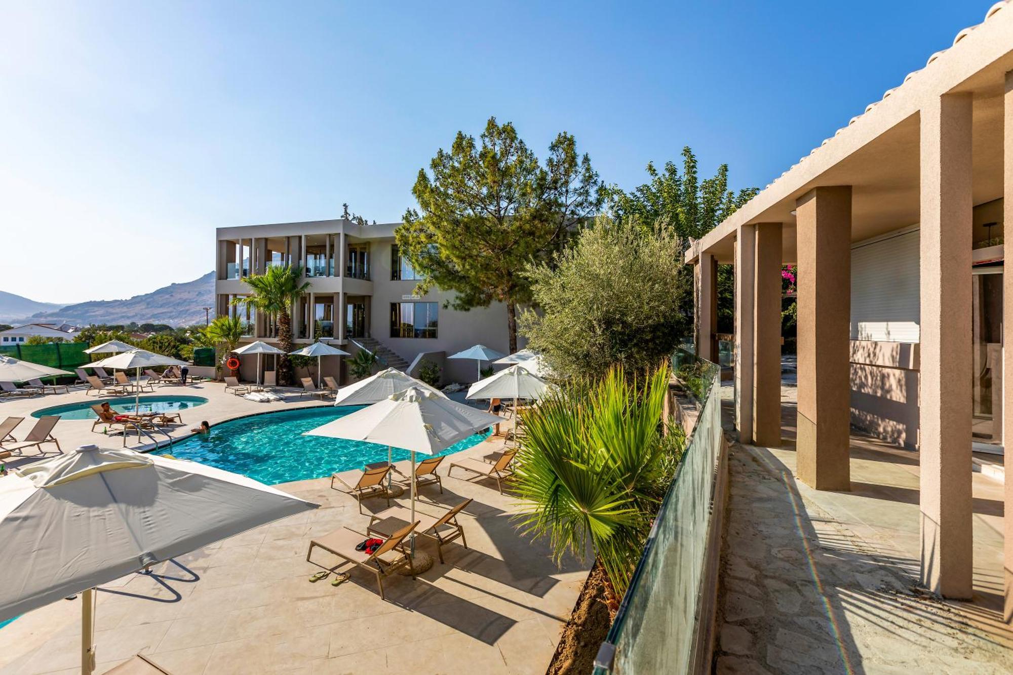 Hotel White Olive Premium Lindos Pefki Zewnętrze zdjęcie